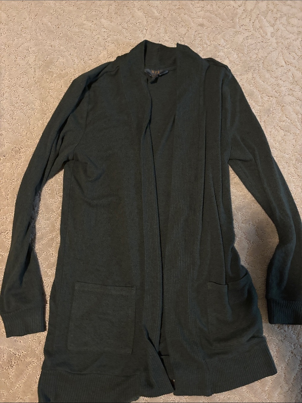 Mix by 41 Hawthorn Forest Green Open-Front Cardigan